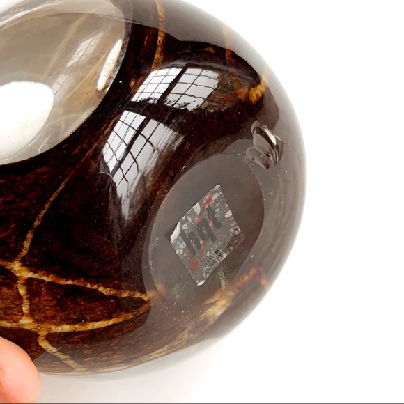 VTG Hand blown glass ball vase - Picture 6 of 6